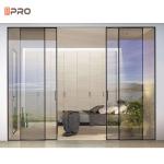 Powder Coated Interior Bedroom Aluminium Sliding Glass Door Plexiglass
