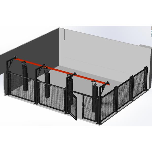 Movable Multi Station Heavy Bag Rack Wall Mount Boxing Bag Support
