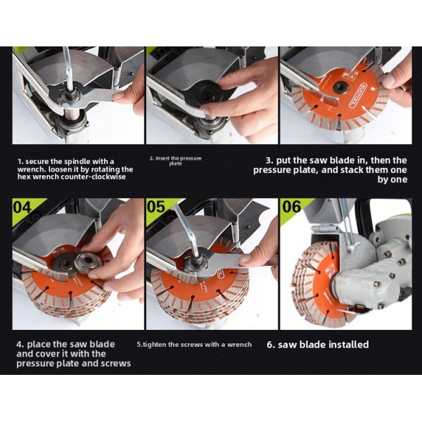 Slotting Machine 220V Dustless Wall Slotting Machine Automatic Concrete Cutting Machine for Electrical Installation
