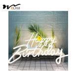 Happy Birthday Acrylic Led Letters LED Decorative Lights 2835SMD Neon Sign
