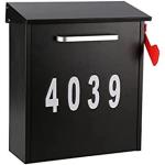 Wall Mounted Black Steel Mailbox The Perfect Combination of Style and Functional