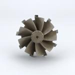 GT2860R Turbine wheel shaft 435813-0007 for 739548/771847/743347 shafr length
