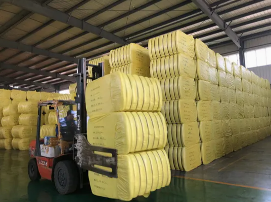 GRS Recycled Polyester Staple Fiber 3D 51MM Semi Dull UV Resistant