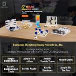 Luxury Colorful Tabletop Game Party Tumbling Tower Blocks Acrylic Tumbling Tower