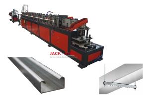 China Duct Hanging Slotted C Channel Making Machine C Channel Roll Forming Machine on sale
