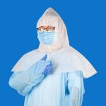 Head Protection Non Woven Disposable Hair Cover Disposable Non Woven Balaclava