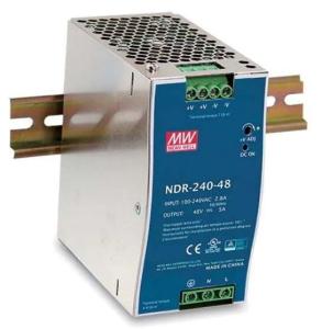 China 75W 48VDC 1.6A Enclosed Power Supply Class II 70mm Width AC/DC EDR-75-48 wholesale