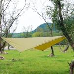 Diamond Shaped Square Sun Shade Sail Canopy 210T Polyester Plaid Cloth Camping