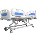 Portable Casters 5 Function Folding Metal Medical Furniture Adjustable Electric