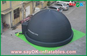 China Printing Logo Black Inflatable Projection Tent For Education Class wholesale