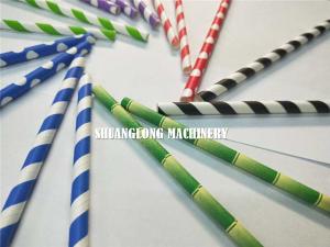 China Five Knives System Online Cutting Paper Straw Machine wholesale