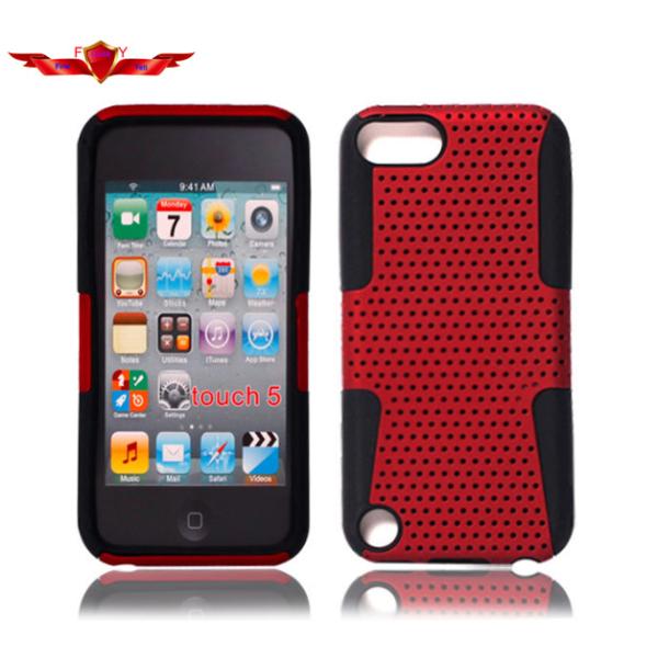 ABS+Silicone 2IN 1 Ipod Touch 5G Cases Multi Color MOQ 500pcs
