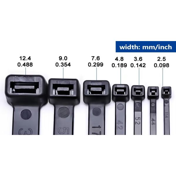 Factory Direct Self-Locking Nylon66 Cable Ties Strap Self Locking Zip Ties Plastic Cable Zip Ties