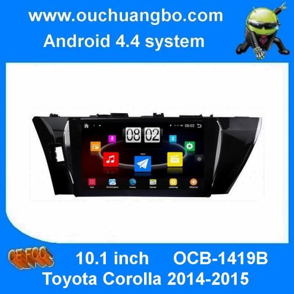 Ouchuangbo car radio in dash gps navigation for Toyota Corolla 2014-2015 support