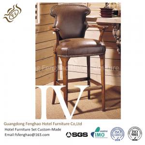 China Stackable Wooden Tall Hotel Bar Stools High End Contemporary Counter Stools wholesale