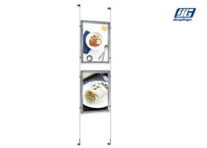 China Hanging Type Crystal LED Light Box Acrylic Frame Indoor Poster Displaying wholesale