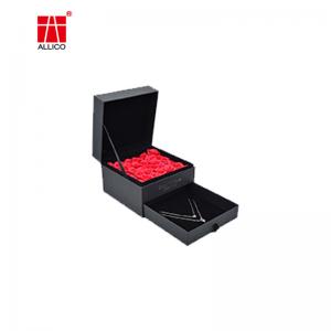 China SGS Handmade Romantic Flower Bouquet Gift Box For Necklace ALLICO wholesale