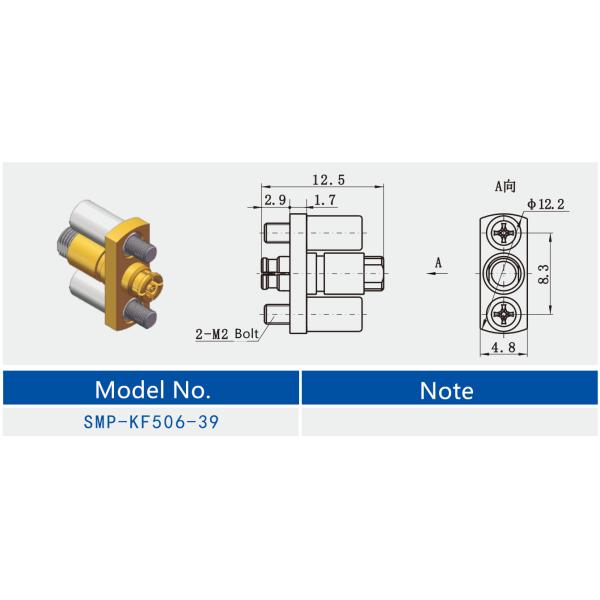 Socket RF Connector For CXN3506 Cable For Seamless RF Connections