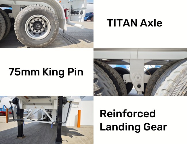 TITAN Tri Axle New Fuel Tanker Trailer for Sale