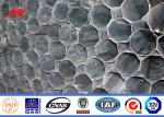 Electric Steel Power Transmission Pole Hot Dip Galvanized with Related