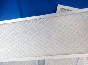 China Panel Pleated Air Filter Frames Hvac For Bad Smell Filtration Fabric Non Woven wholesale