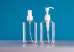 Fine Mist White Clear Plastic Spray Bottle Refillable PET For Cosmetic 230ml