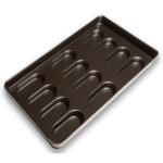 RK Bakeware China Foodservice NSF Nonstick Hotdog Pan Hamburger Bun Bread Baking