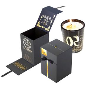 China Customized Cardboard Votive Candle Box Luxury Packaging Rigid Paper Packaging Box For Candle wholesale