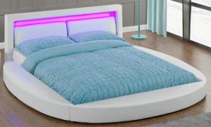 China Customized White Velvet Fabric Bed Frame Crushed Velvet Double Bed ODM OEM wholesale