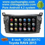 Ouchuangbo Auto Stereo DVD Multimedia Kit for Toyota RAV4 2013 Android 4.2 GPS
