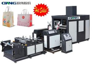 China Laminated PP Non Woven Box Bag Making Machine High Output 50 pcs / min wholesale
