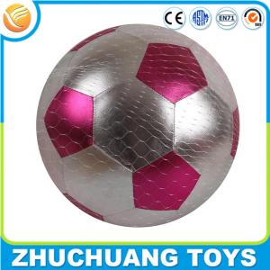 China 25cm cheap inflatable fabric covered mini soccer balls in bulk wholesale