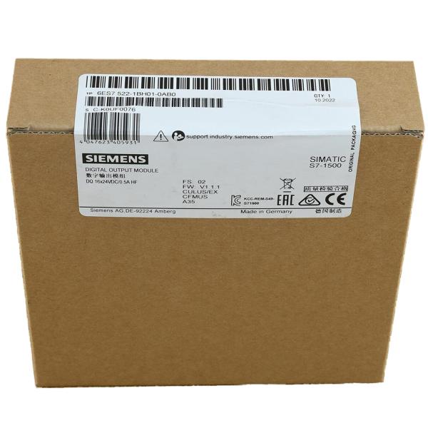 SIEMENS PLC SIMATIC S7-1500 DQ 16X24VDC/0.5A ST 6ES7522-1BH01-0AB0 CHANNELS IN