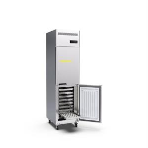 China 0.3kw 2 Door Commercial Upright Freezer Stainless Steel 15 Trays For Commercial Hotel Kitchen wholesale