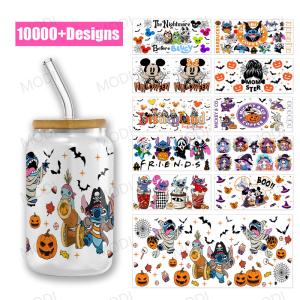 China Quick And Easy Halloween Cup Wrap Designs With UV DTF Transfers For Glass Tumblers wholesale