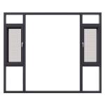 European Standards Thermal Break Aluminum Casement Window Manufactured with