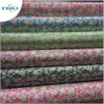 Wiped Clean Printed Faux Leather Fabric Fade Resistant Consistent Color