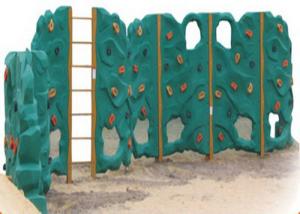 China Backyard Rock Climbing Wall , LLDPE Plastic Climbing Gym Anti Corrosion wholesale