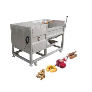 China 220V 380V Wool Roller Cleaning And Peeling Machine For Root Vegetables Wash wholesale