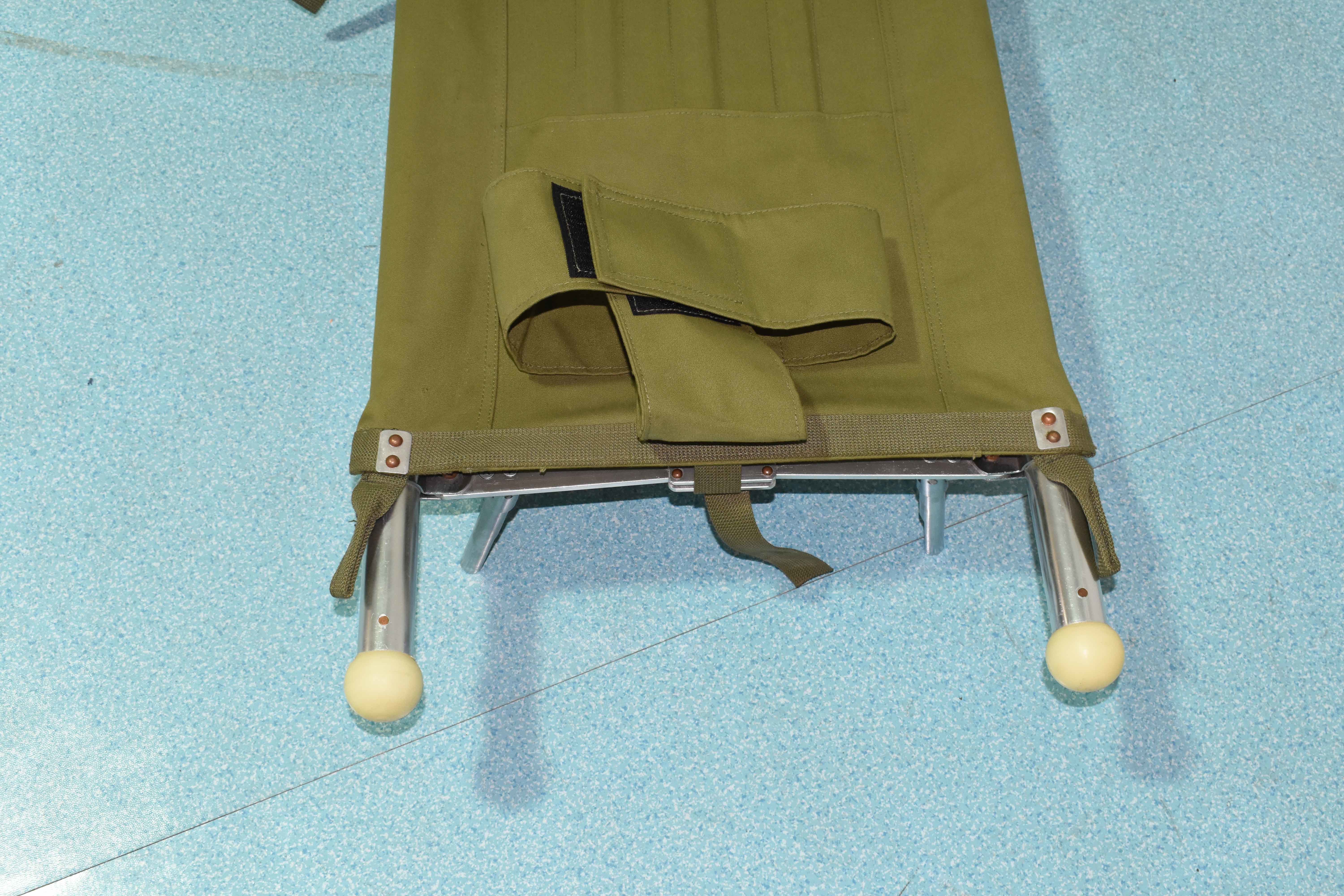PVC Aluminum Alloy Folding Medical Stretcher 208 X 55 X 13CM For Ambulance 9 Kg