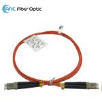OM5 Duplex Fiber Optic Patch Cord Multimode OFNR 2.0mm Jacket