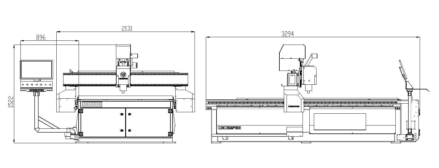 Multi Purpose 3 Axis CNC Router for Woodworking Advertising Mold Making
