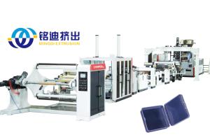 China Plastic PVC Profile Foamed Extruder Machine , PE PC PP Hollow Board Extrusion Line wholesale