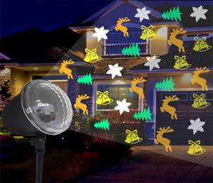 China Outdoor Christmas Pattern Magic Ball Led Projector Light IP65 24pcs / CTN TSA818A wholesale