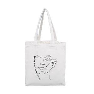 China Customized Color Recycled Shopper Grocery Canvas Calico Tote Bags wholesale