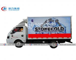 China Dongfeng Refrigerated Cold Room Van Mini Truck Freezer Van Food Transport Box Truck wholesale
