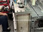 Customized stainless steel dual shaft shredder for full filled coca bottles