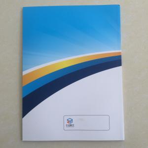 China blue cover book printing, thick book cover printing, color printing menu book, OEM book printing on sale