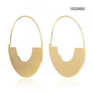 China Celebrity style jewelry series earrings 18k gold stainless steel ear pendants on sale