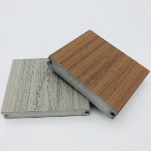 China Outdoor Anti-UV Waterproof Plastic Wood Floor with Brushing Finish wholesale
